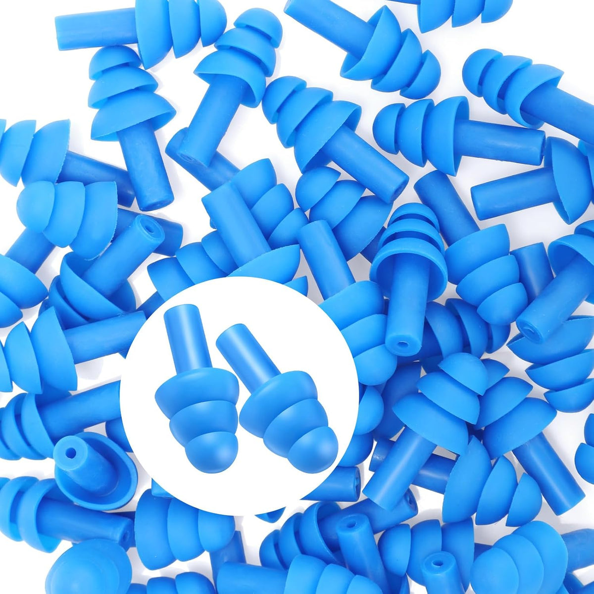 TrelaCo - 200 pares de tapones para los oídos a granel, tapones de...
