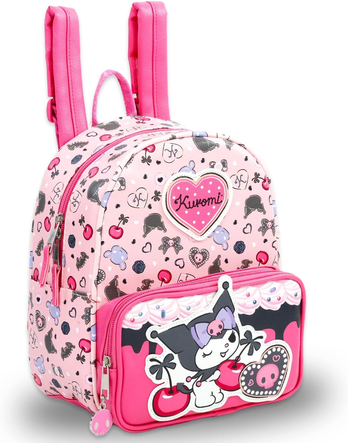 SANRIO Kuromi - Juego de mochila y monedero para mujer, bolsa de 10...