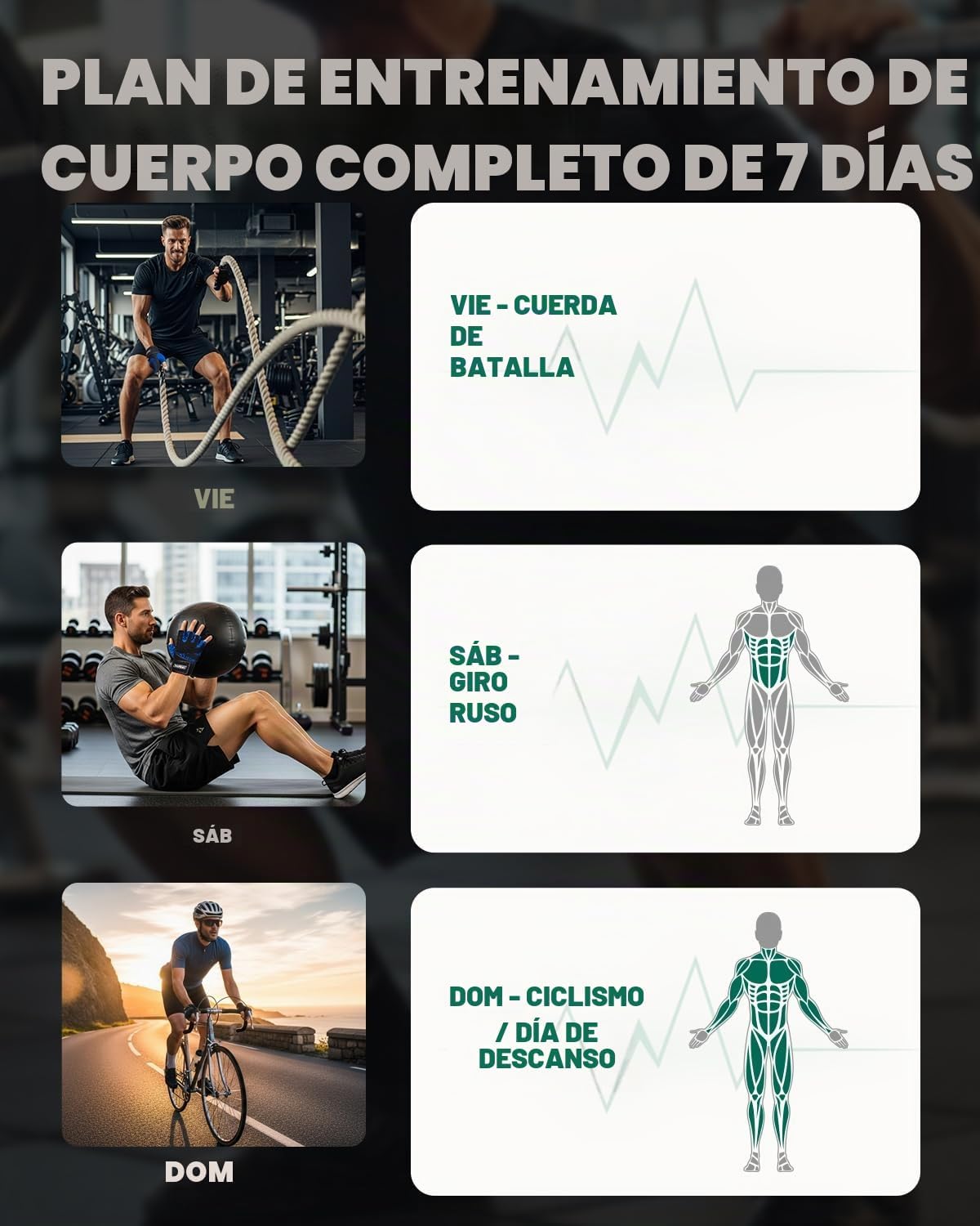 Trideer Guantes de entrenamiento para hombres, guantes para levanta...