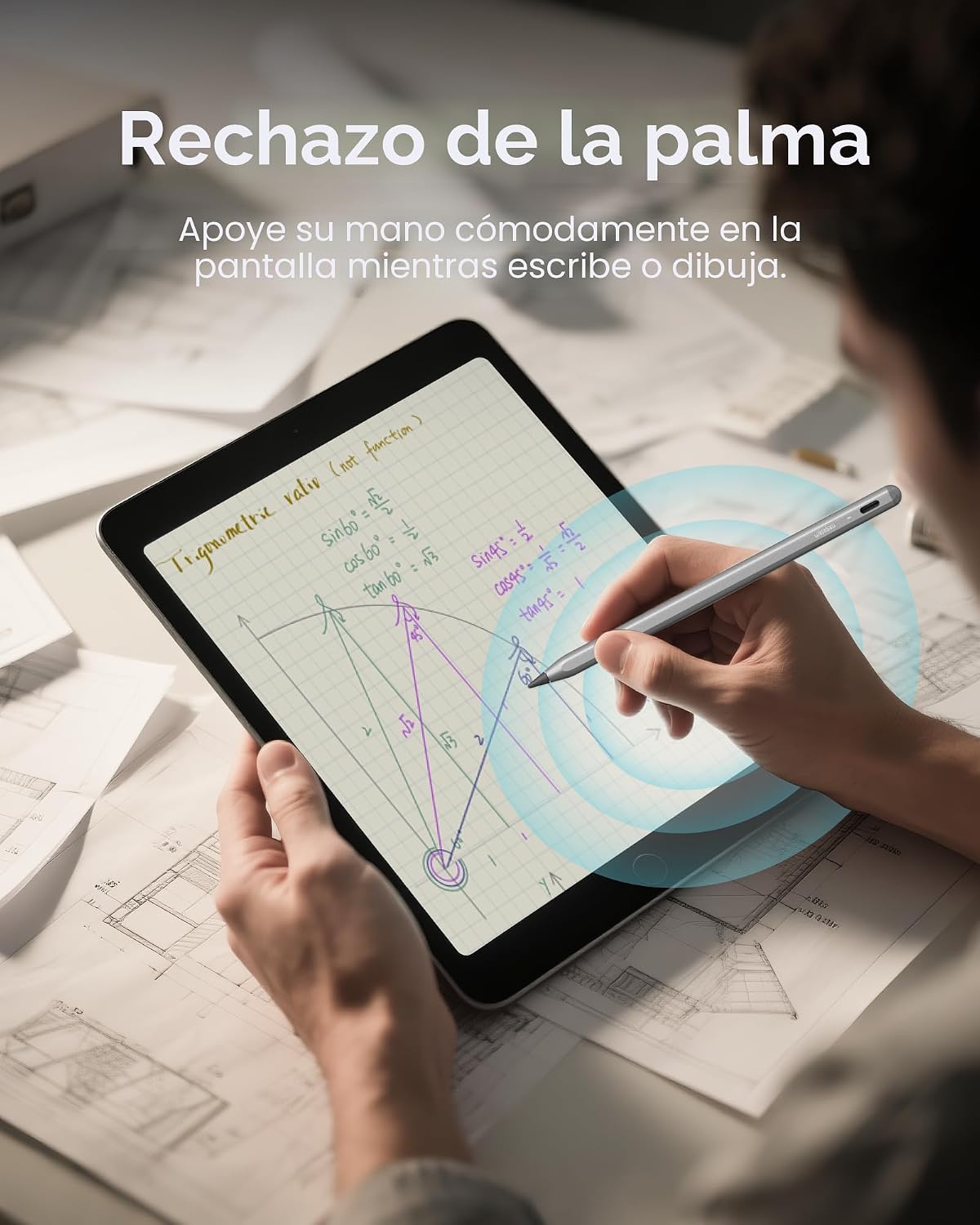 Metapen Lápiz A8 para Apple iPad 2018-2026, (carga 2 veces más rápi...