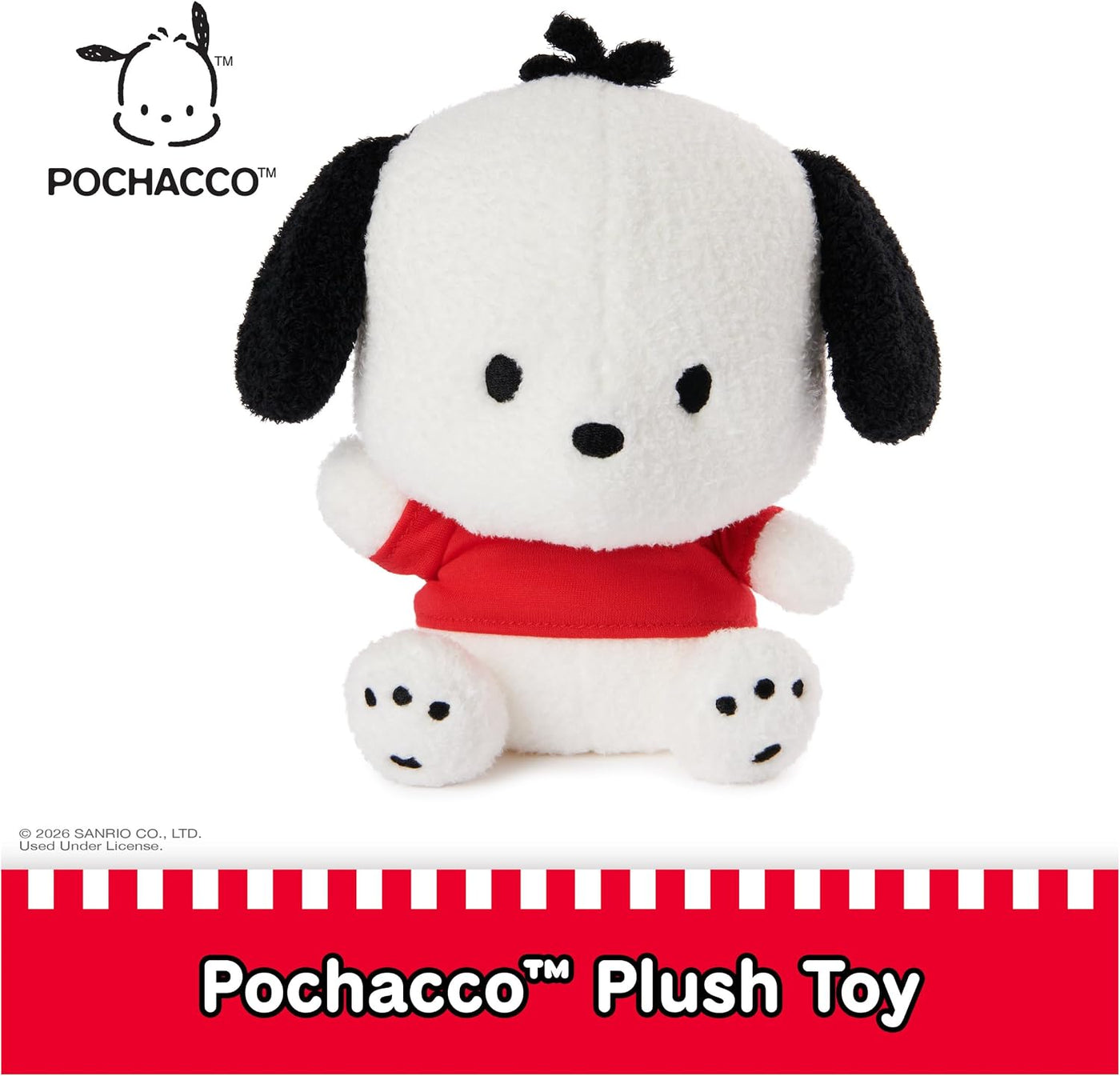 GUND Sanrio Pochacco Peluche, Peluche de Cachorro para Edades de 1...