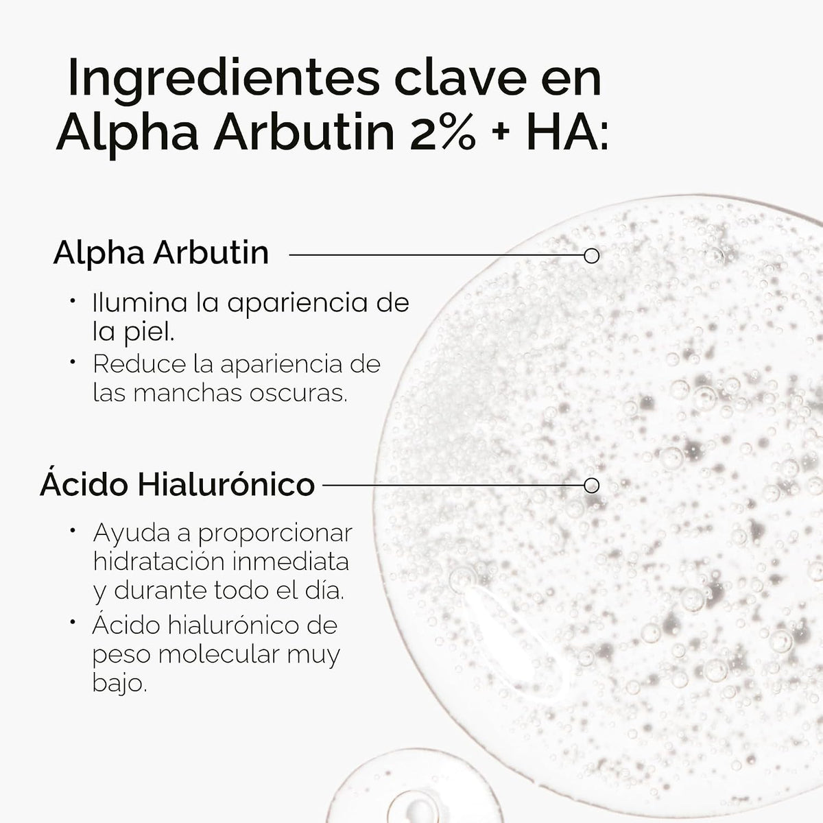 The Ordinary Alpha Arbutina 2% + Ácido Hialurónico, Ilumina la Piel...