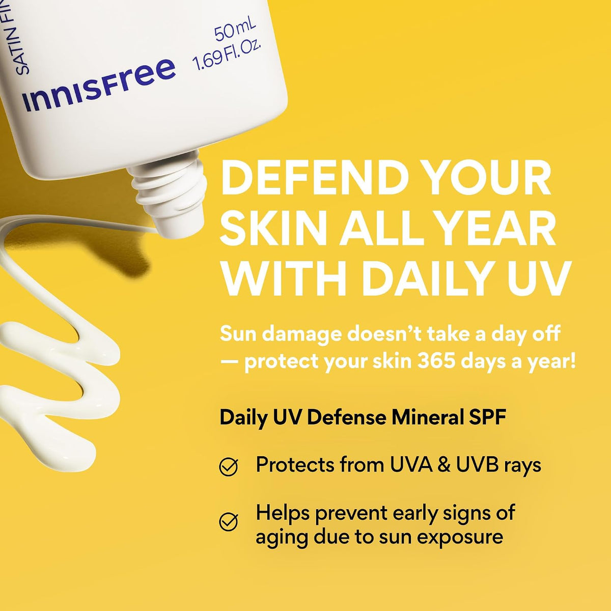 Innisfree Daily Mineral UV Defense SPF 45 | Protector solar coreano...
