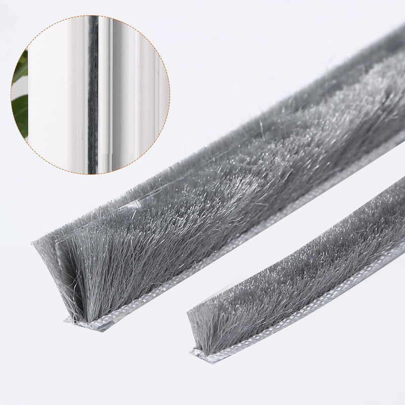 hokmly Sello de Pelar el Clima para Puerta - 5m (16ft) Cepillo para...