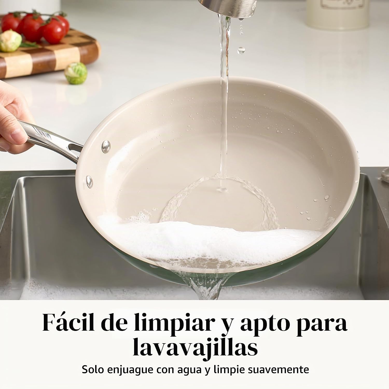 Redchef Juego de sartenes antiadherentes de 6 piezas, sartenes de 8...