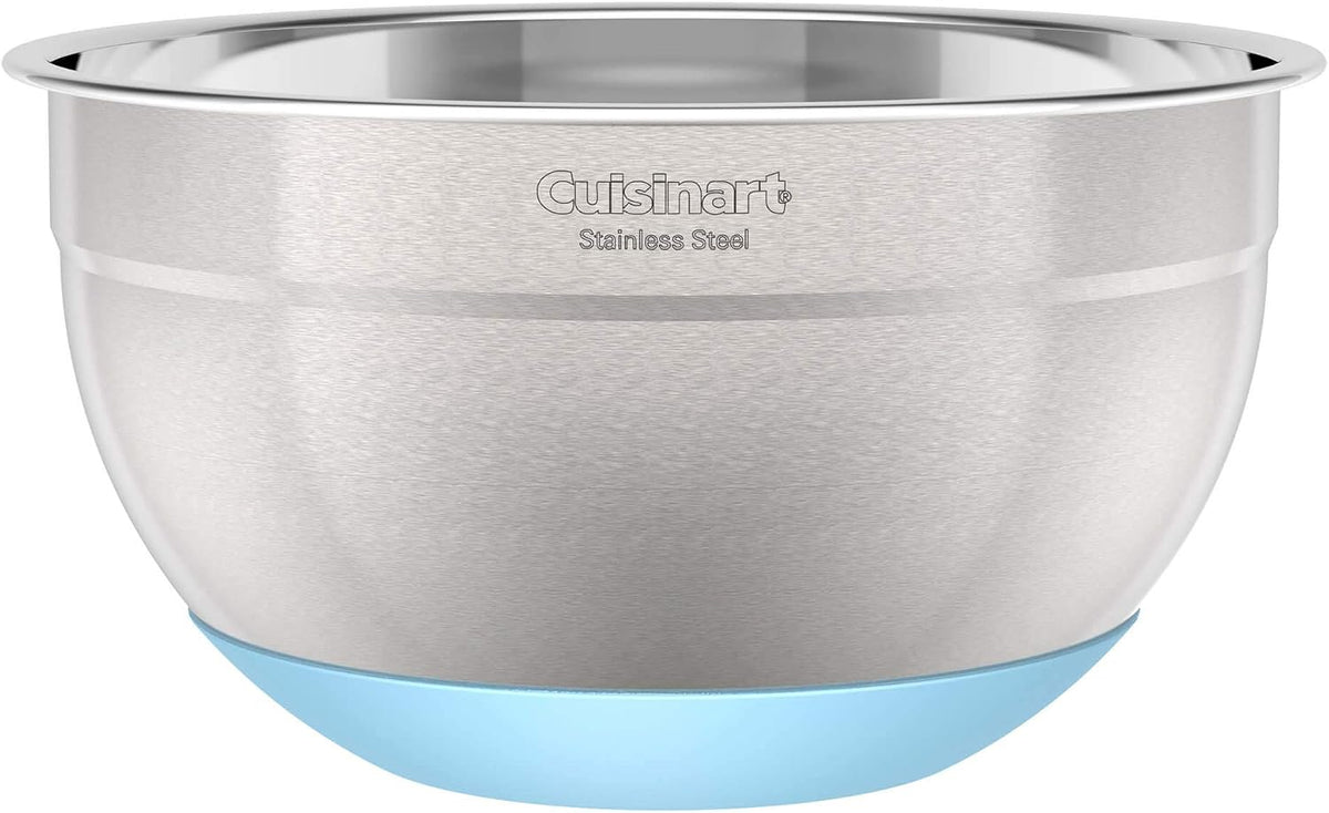 Cuisinart Tazones de mezcla de acero inoxidable de 3 piezas con bas...