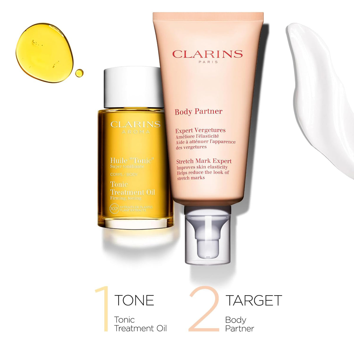 Clarins Aceite de tratamiento corporal tónico | Cuidado del embaraz...