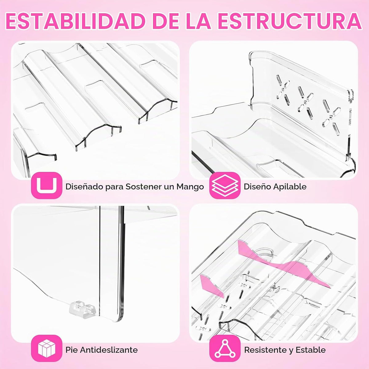 JYPS Stanley - Organizador de vasos para botella de agua, apilable...
