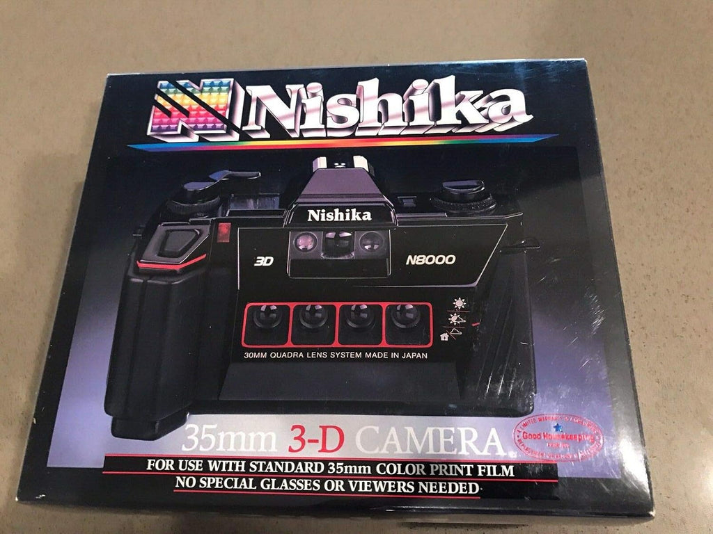 Nishika Cámara lenticular 3D estéreo Quadrascopic de 35 mm N8000