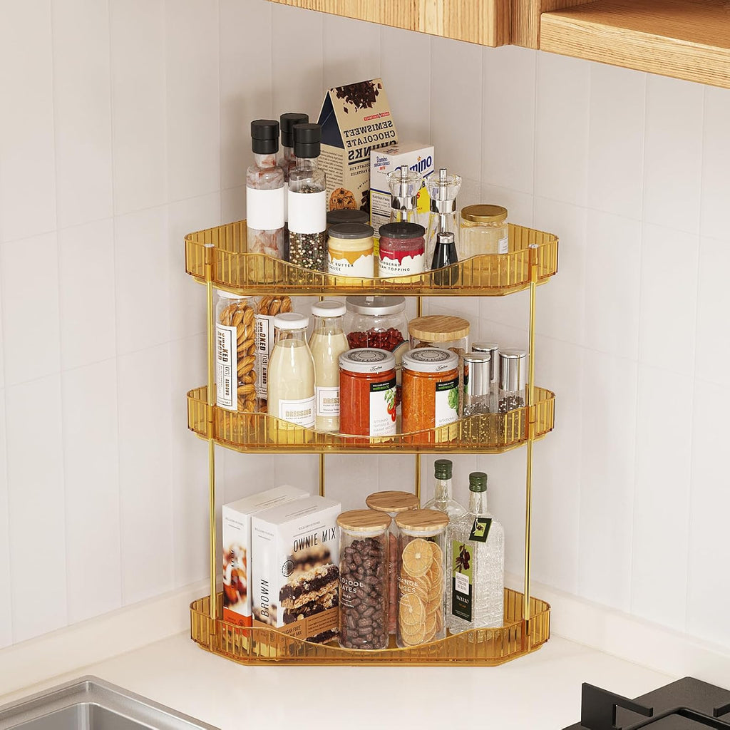 Lifewit Organizador esquinero de 3 niveles para encimera de baño, o...