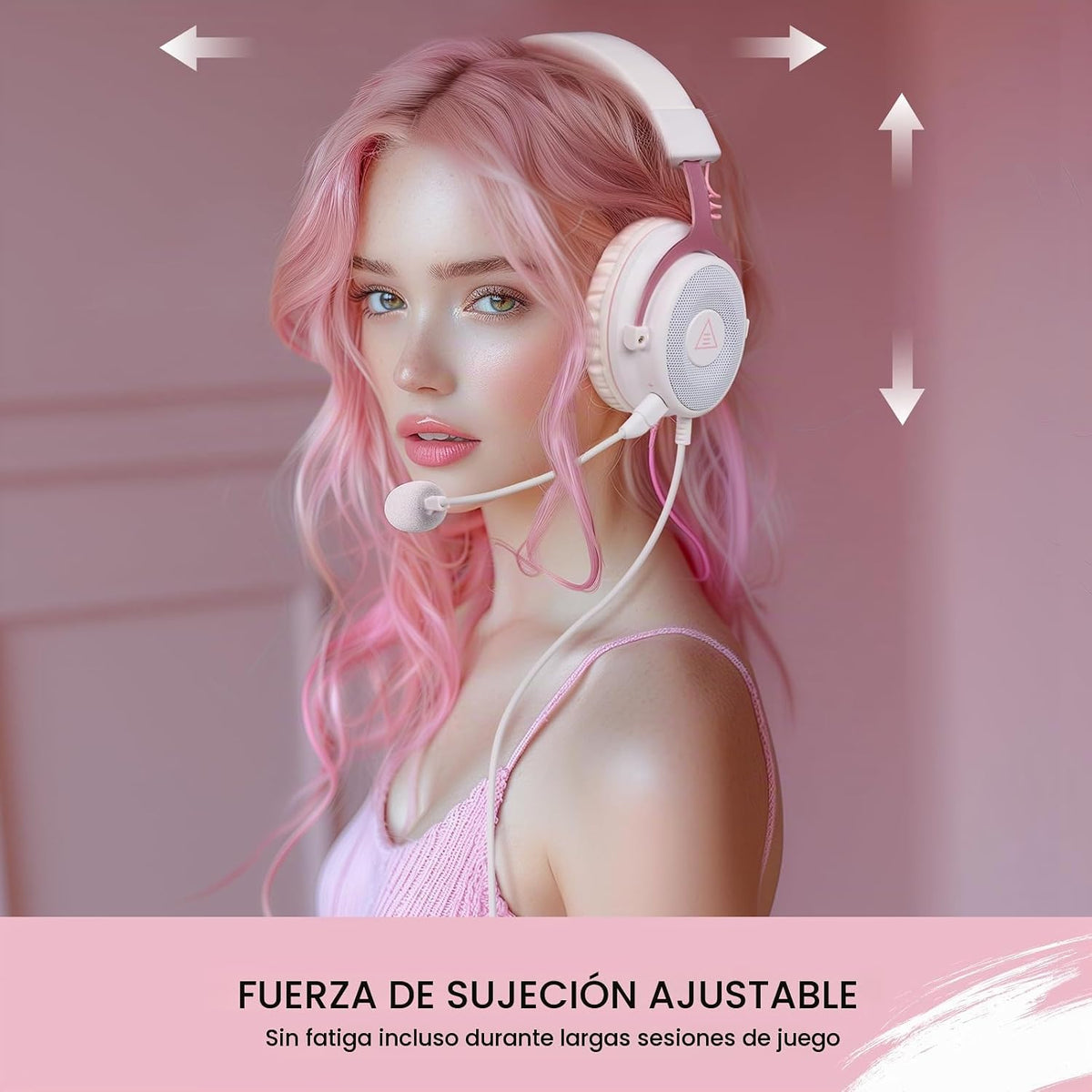 EKSA Auriculares para juegos con cable E900 con micrófono para PS4,...