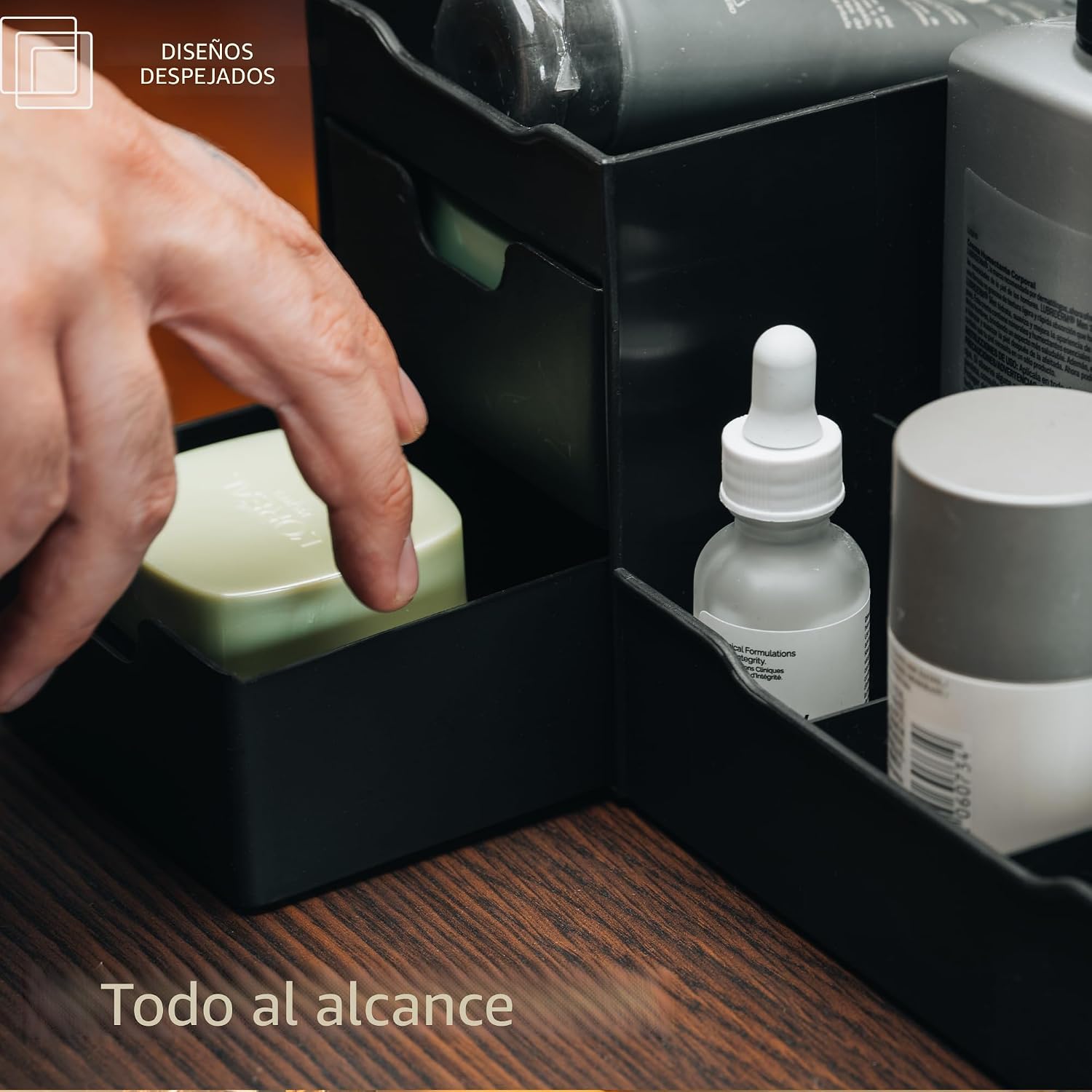 Despejado diseños Maquillaje Organizador con cajones