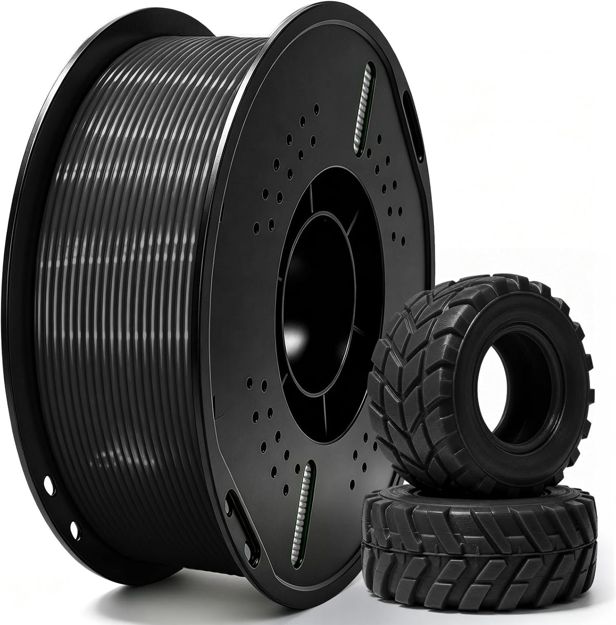 Colourbing Filamento de impresora 3D flexible de TPU 95A, suave y e...