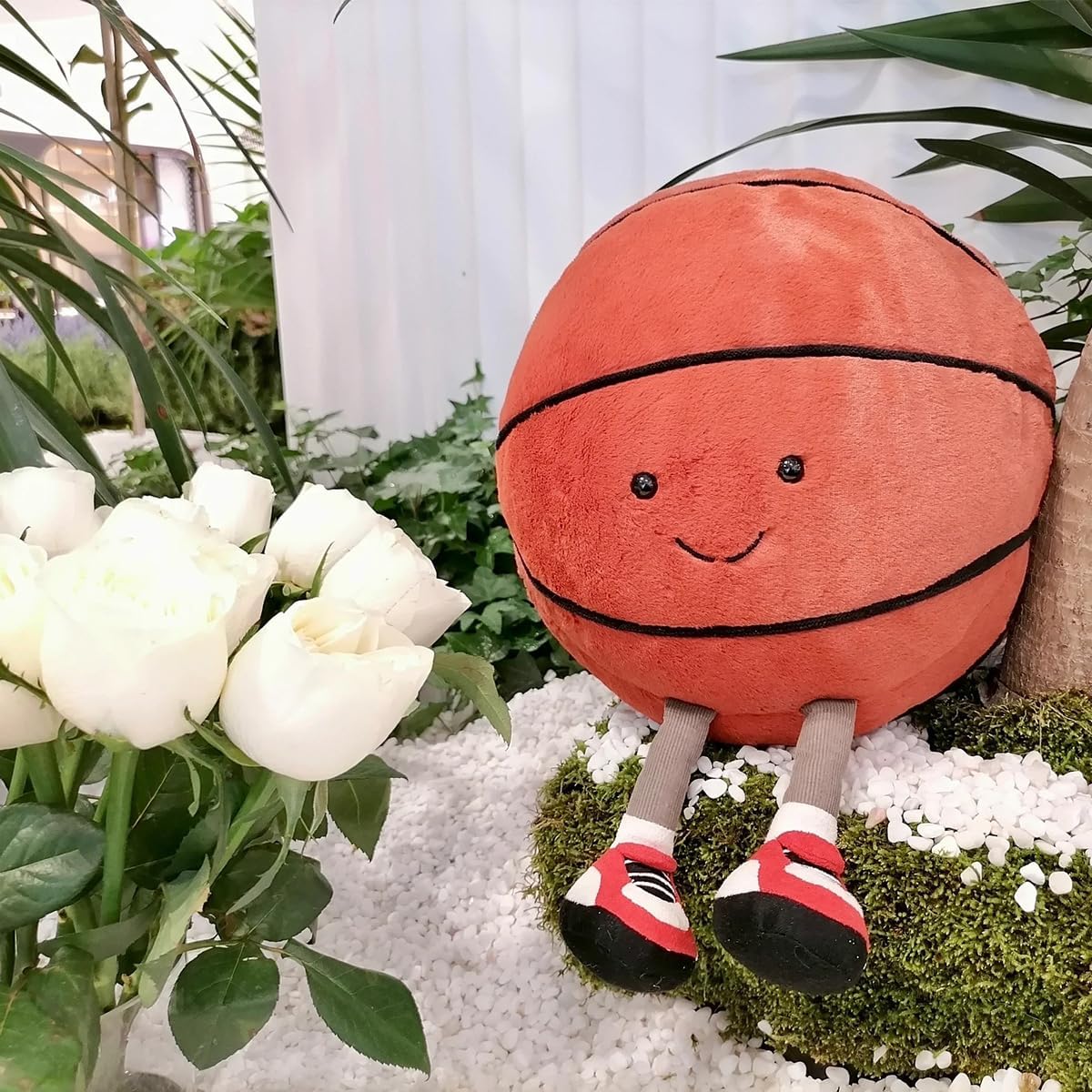 MUALML - Lindo juguete de peluche de baloncesto, gracioso regalo de...