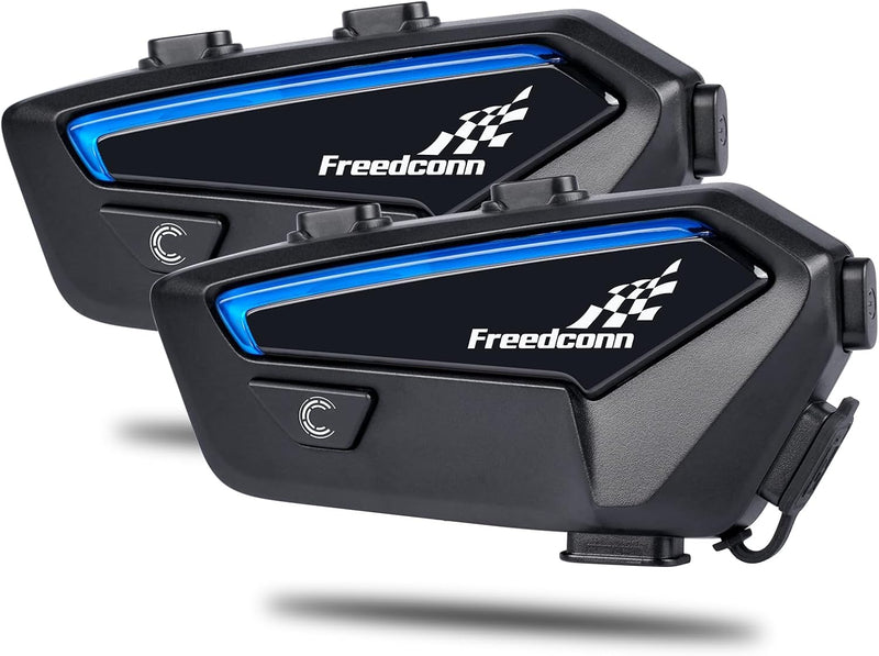 FreedConn FX - Auriculares Bluetooth para motocicleta, sistemas de...