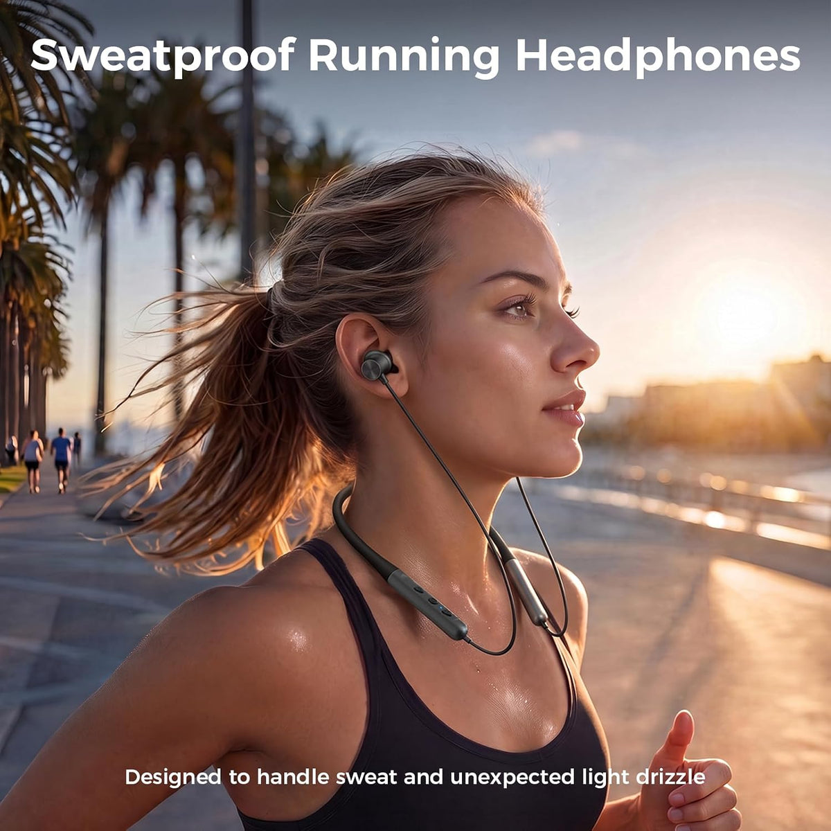 Auriculares Bluetooth ergonómicos con banda para el cuello, auricul...