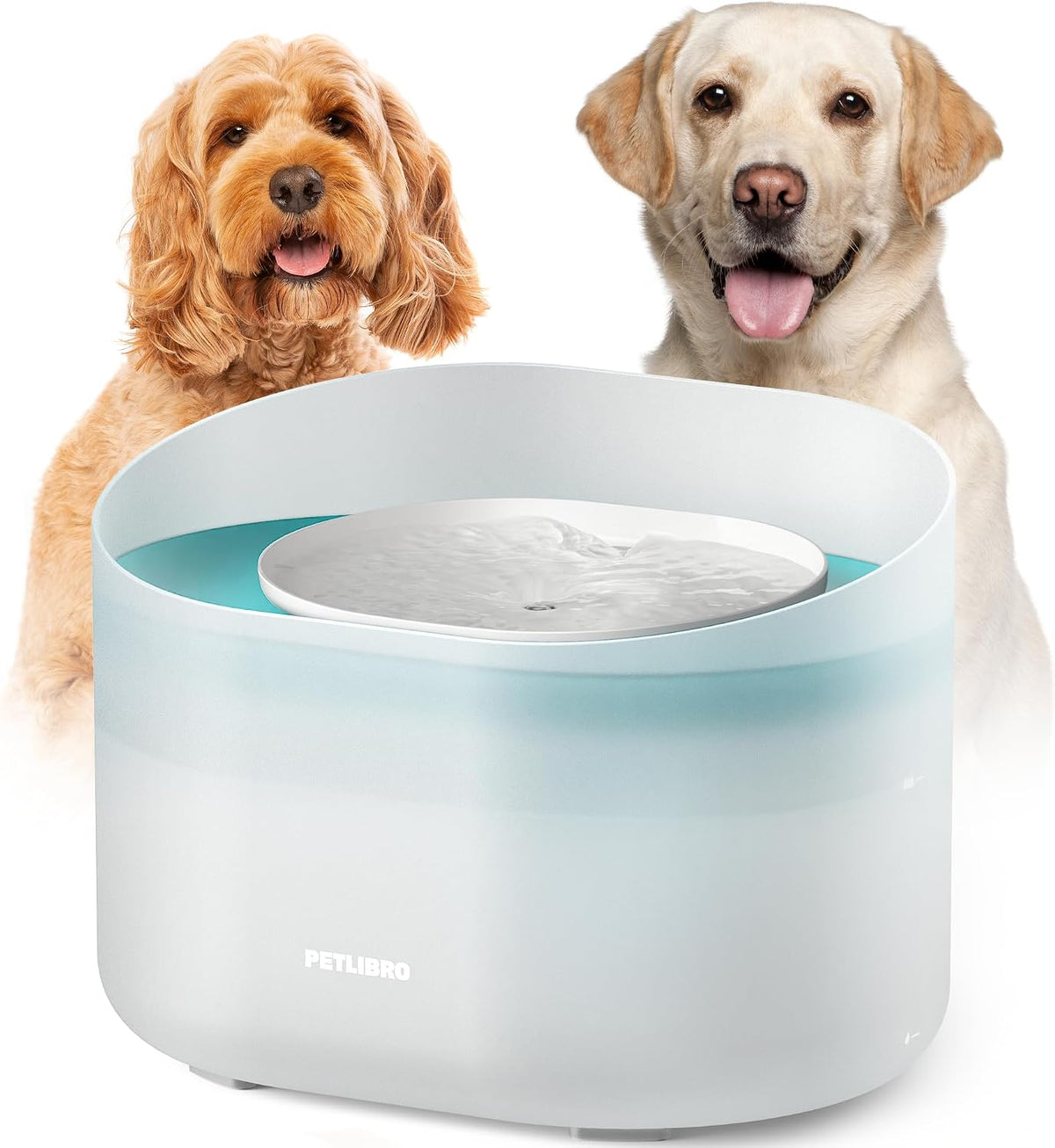 PETLIBRO Fuente de agua para perros, fuente de agua de cápsula de 2...