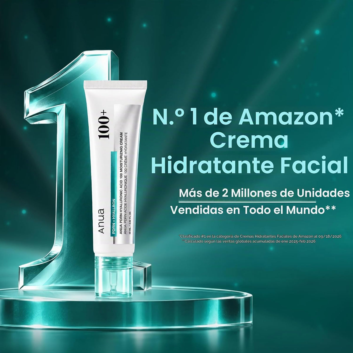 ANUA PDRN Crema hidratante de ácido hialurónico 100, 2.02 fl oz | H...