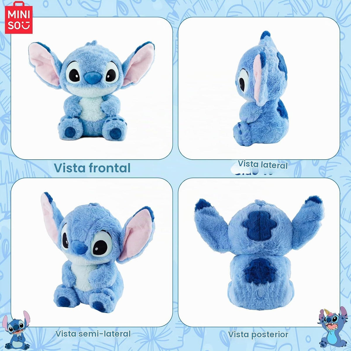 MINISO Disney Stitch - Juguete de peluche Lilo &amp; Stitch de felp...