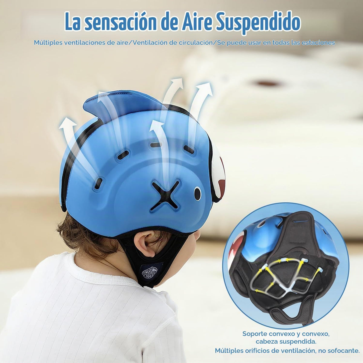 MamboBaby - Casco de seguridad para bebé, protector de cabeza de be...