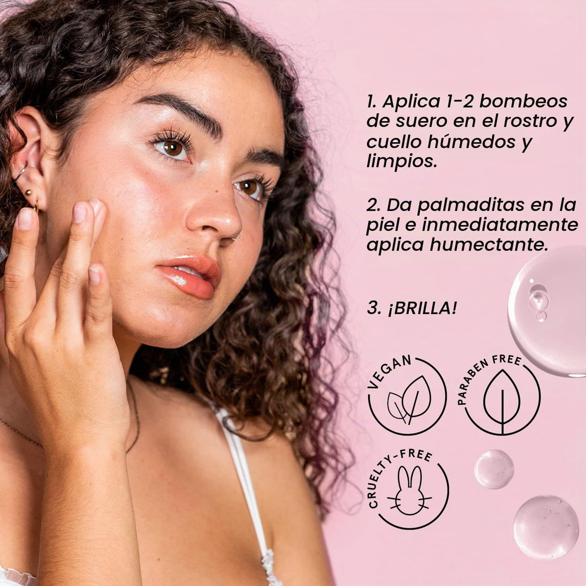 grace &amp; stella Suero de ácido hialurónico galardonado (50ml\/1....