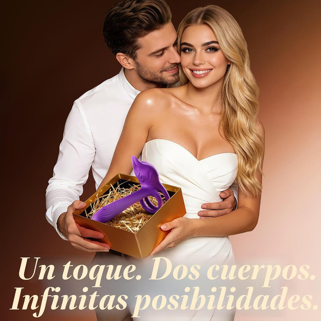 Anillo vibrador para pene en parejas - MOOLIGIRL anillo vibrador do...