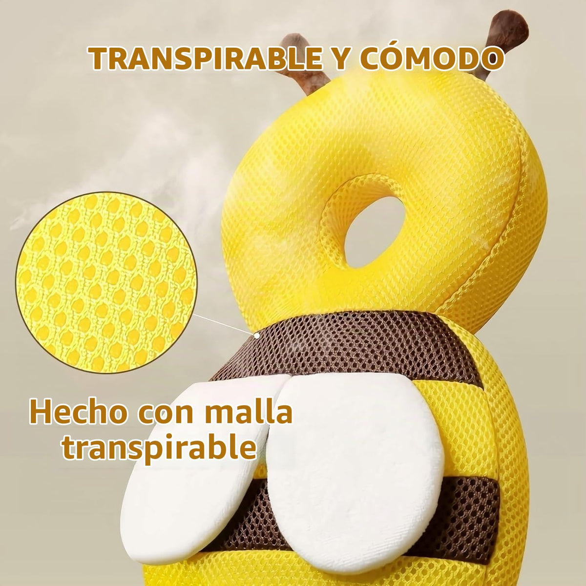 Mochila protectora de cabeza de bebé, protección para la cabeza de...