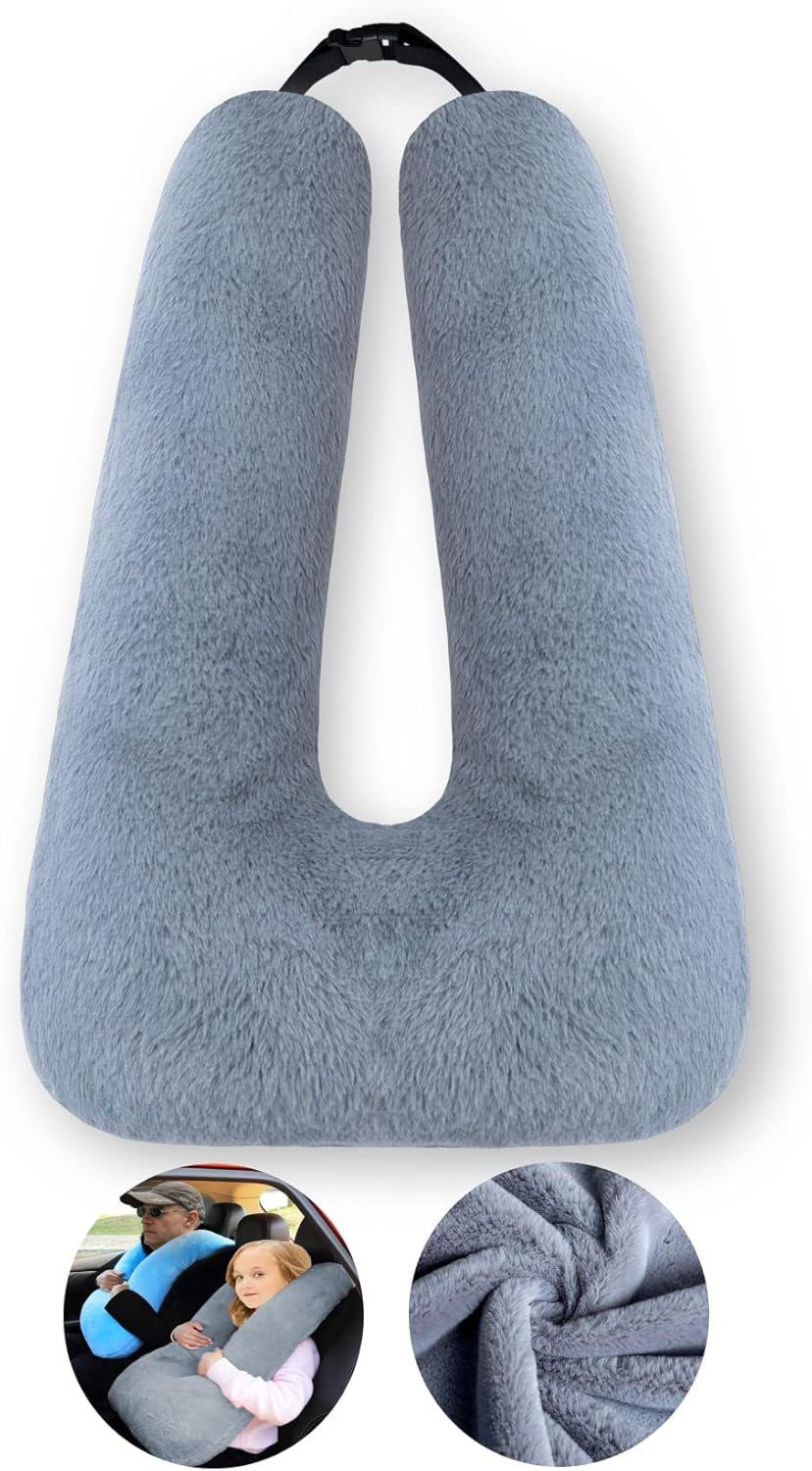 FHSGGP Almohada de viaje, almohada para dormir en el auto, almohada...