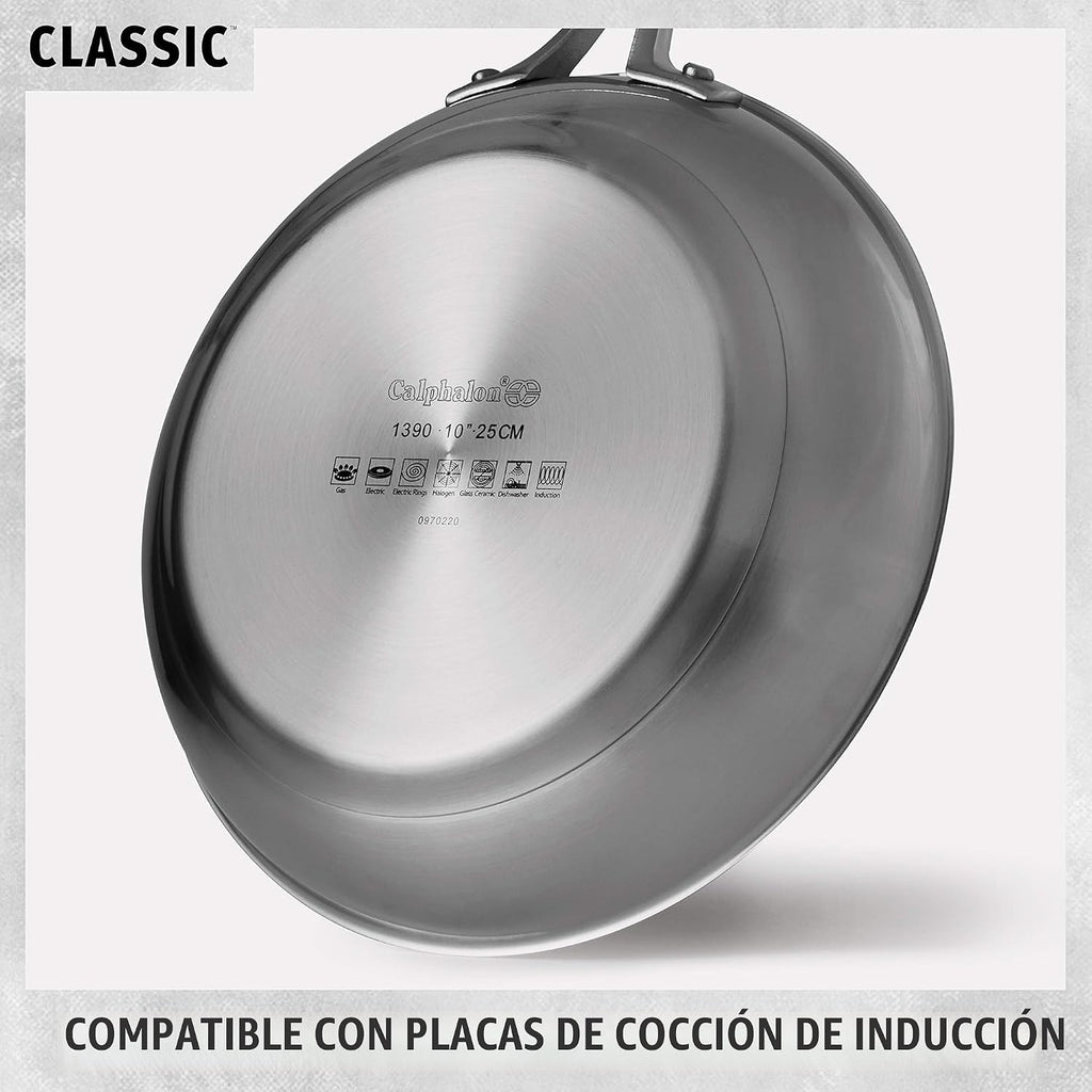 Juego de utensilios de cocina de acero inoxidable clásicos Calphalo...