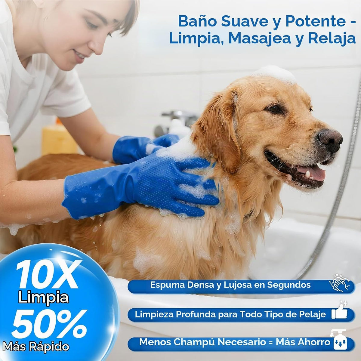 Cepillo de vapor para mascotas para perros y gatos, suministros de...