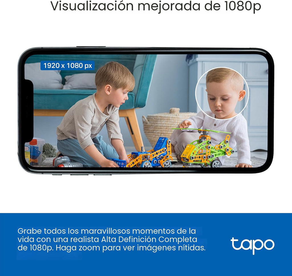 Tapo de TP-Link - Cámara de seguridad interior de 1080P para monito...