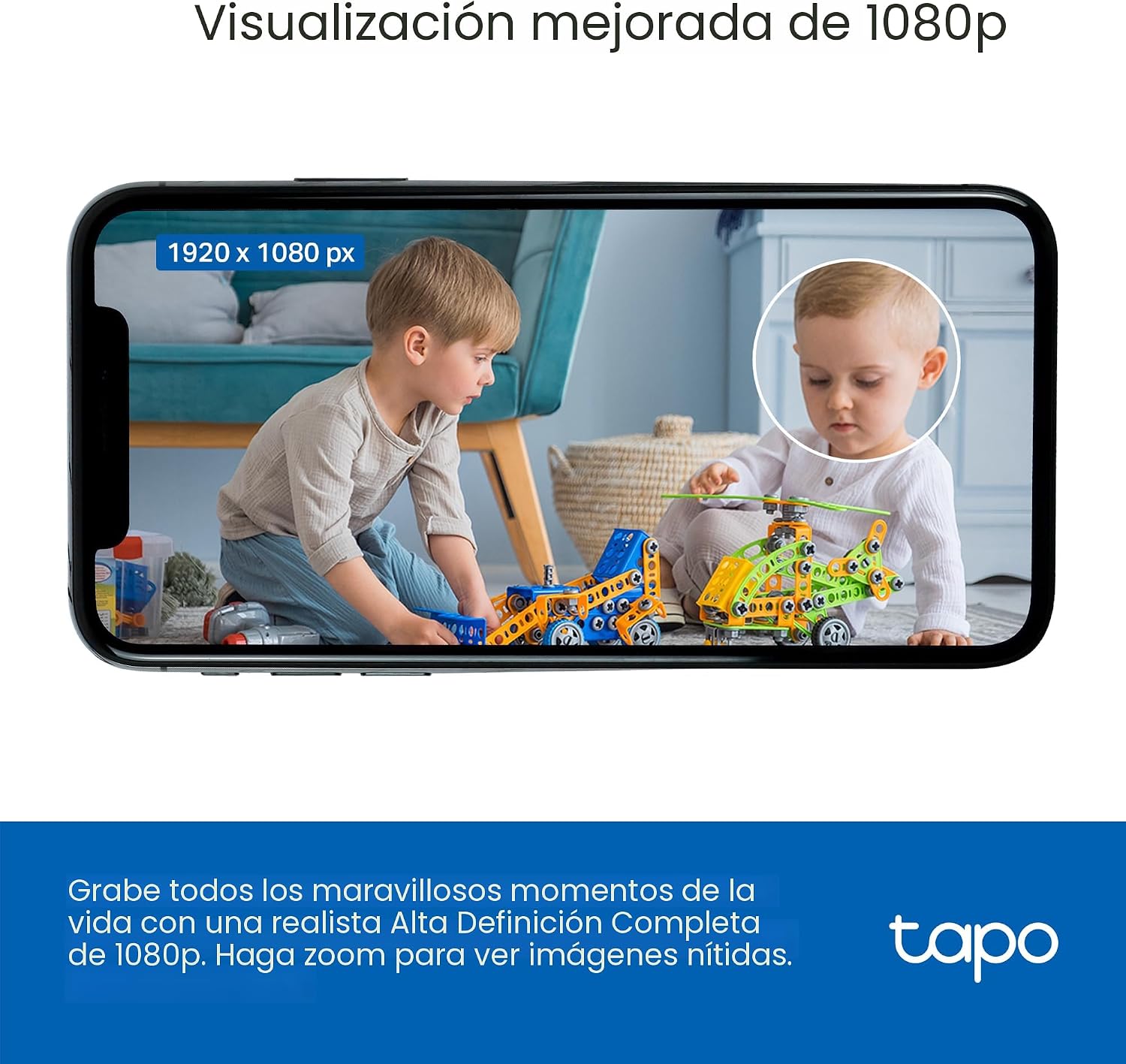 Tapo de TP-Link - Cámara de seguridad interior de 1080P para monito...