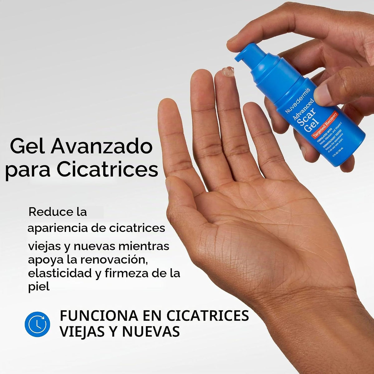 NUVADERMIS Gel de cicatrices para cicatrices quirúrgicas y cicatric...