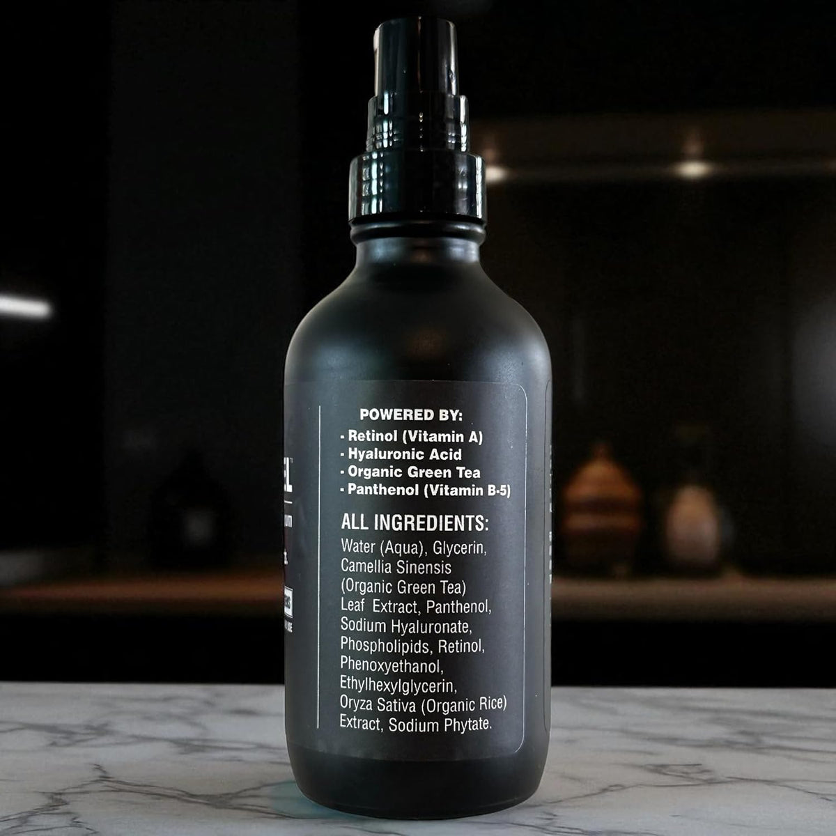 BLACKSTEEL Suero facial antienvejecimiento para hombre con retinol...