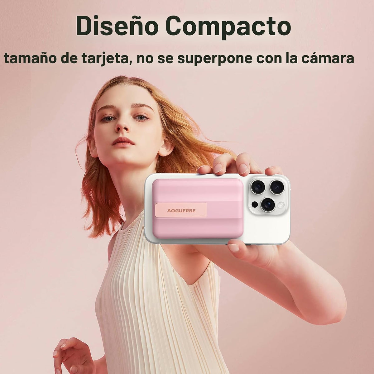 AOGUERBE para cargador portátil MagSafe, cargador magnético de 1000...