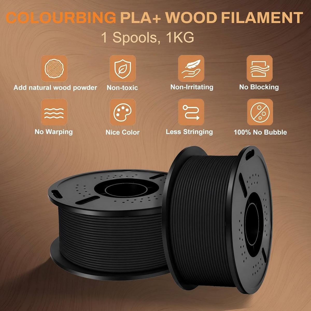 Colourbing - Filamento de impresión 3D PLA-SINGLE37