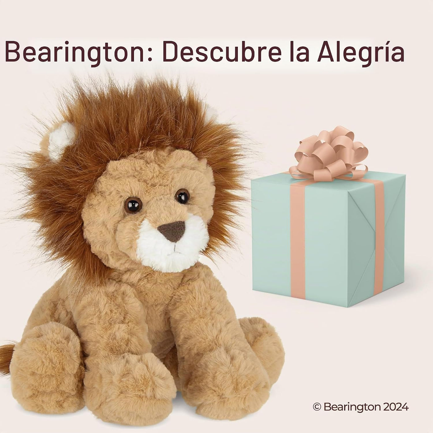 Bearington Collection Roary - León de peluche de 11 pulgadas, peluc...