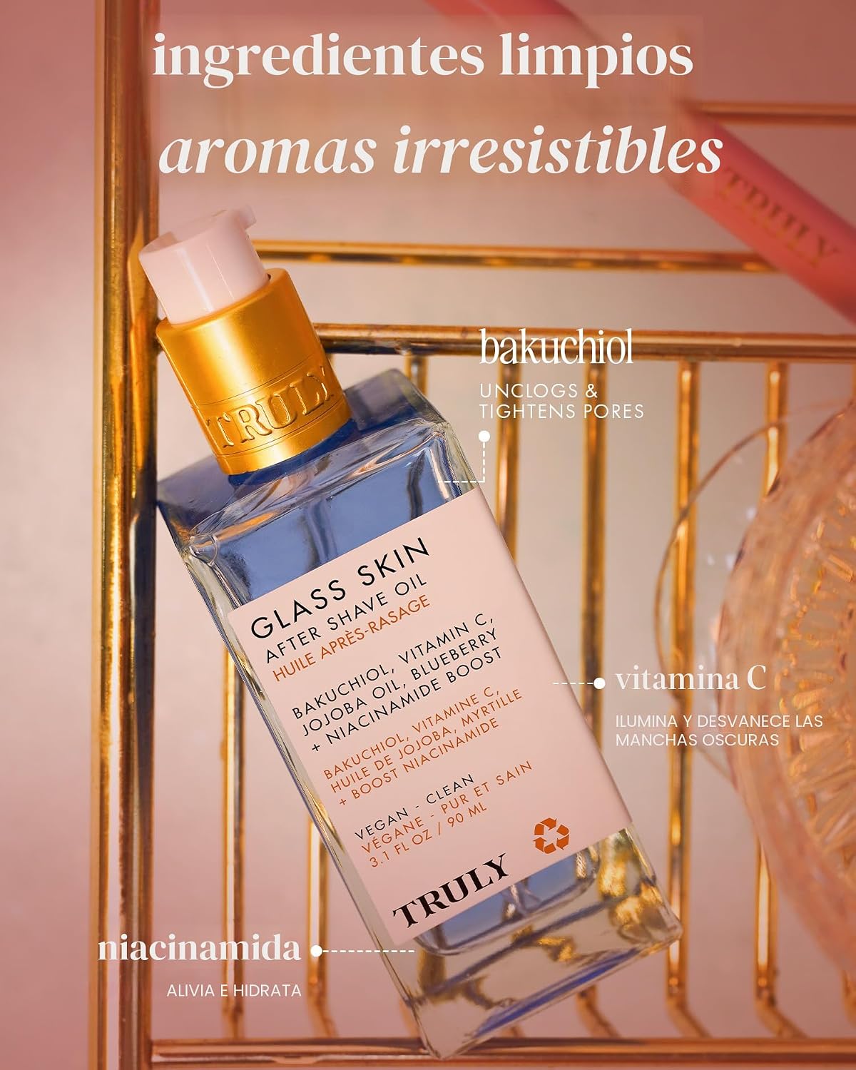Truly Aceite para después del afeitado Beauty Luxury | Tratamiento...