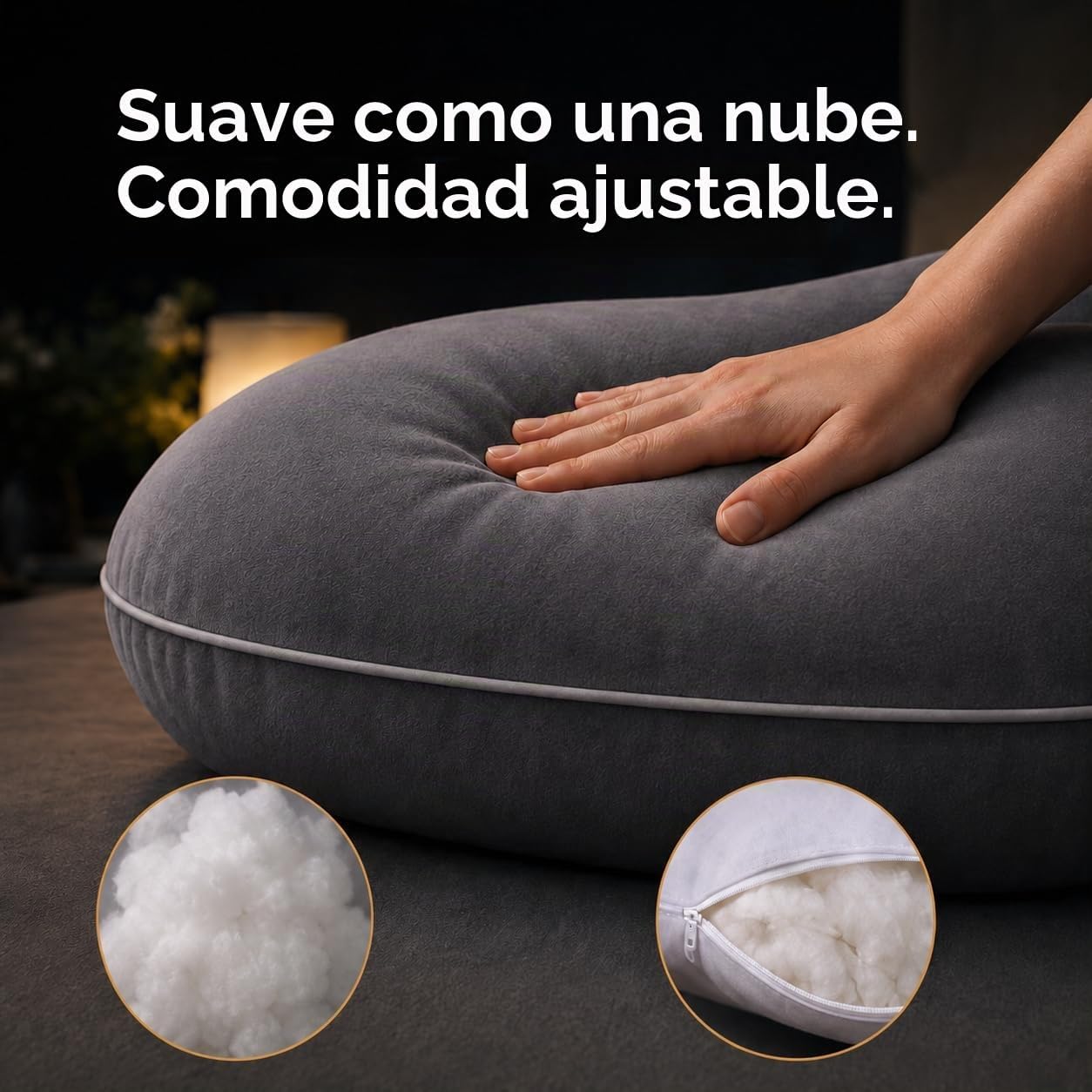 ALLOPERA Almohada de embarazo en forma de U - Almohada de maternida...