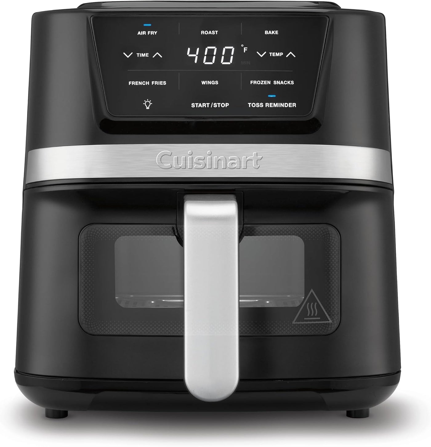 Cuisinart Freidora de Aire, Cesta Compacta de 2.6 Cuartos con 3 Funciones de Cocina para Freír al Aire, Asar y Hornear, 3 Ajustes Preestablecidos de Freidora de Aire, Piezas Aptas para Lavavajillas