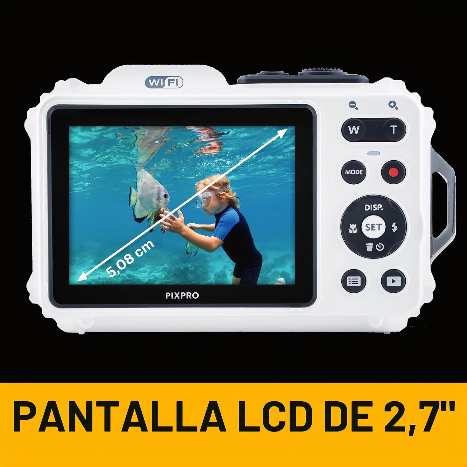 Cámara digital compacta Kodak Pixpro WPZ2 - 16M píxeles, sumergible...