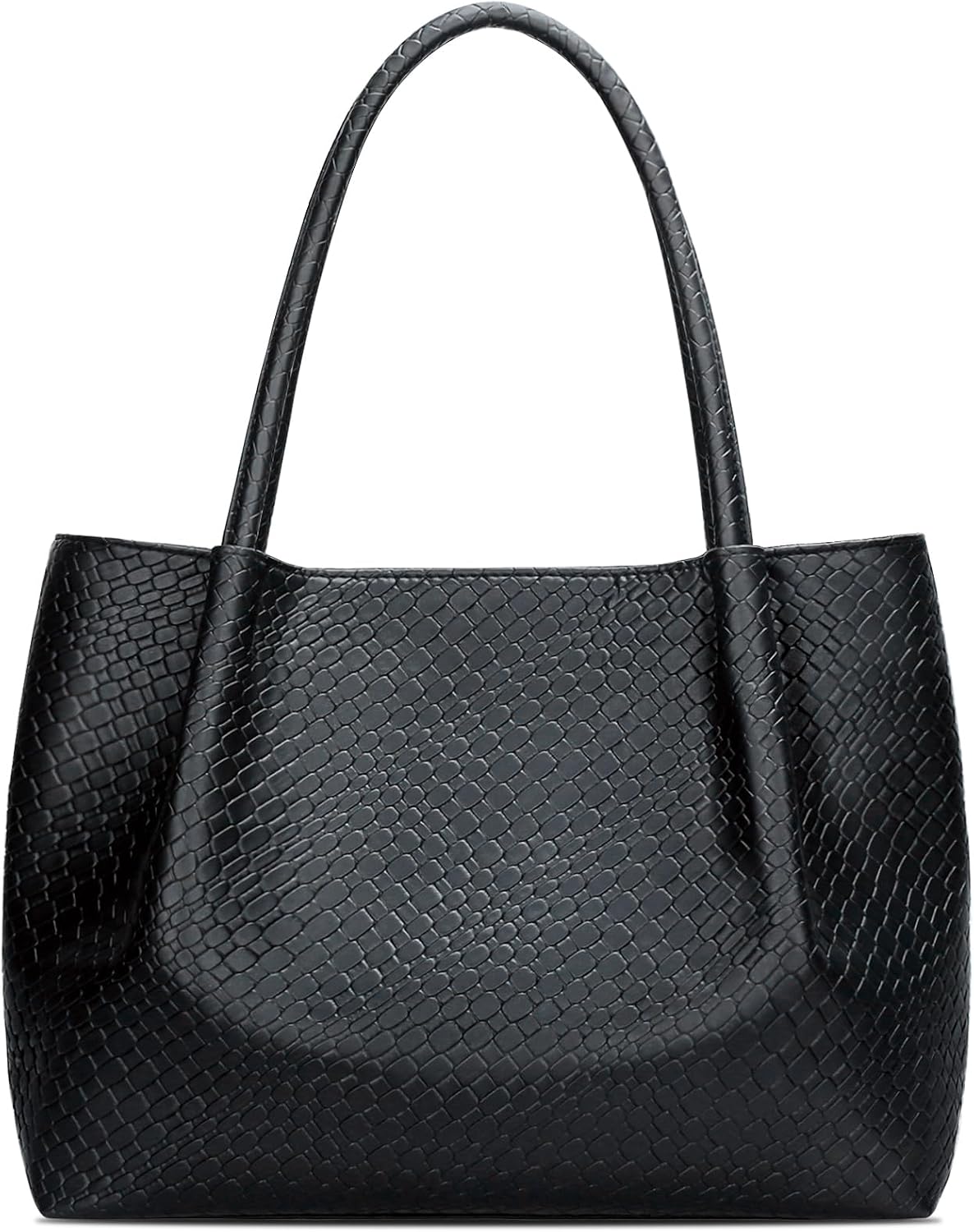 KKXIU Bolso de mano para mujer, bolso de hombro de cuero vegano, bo...