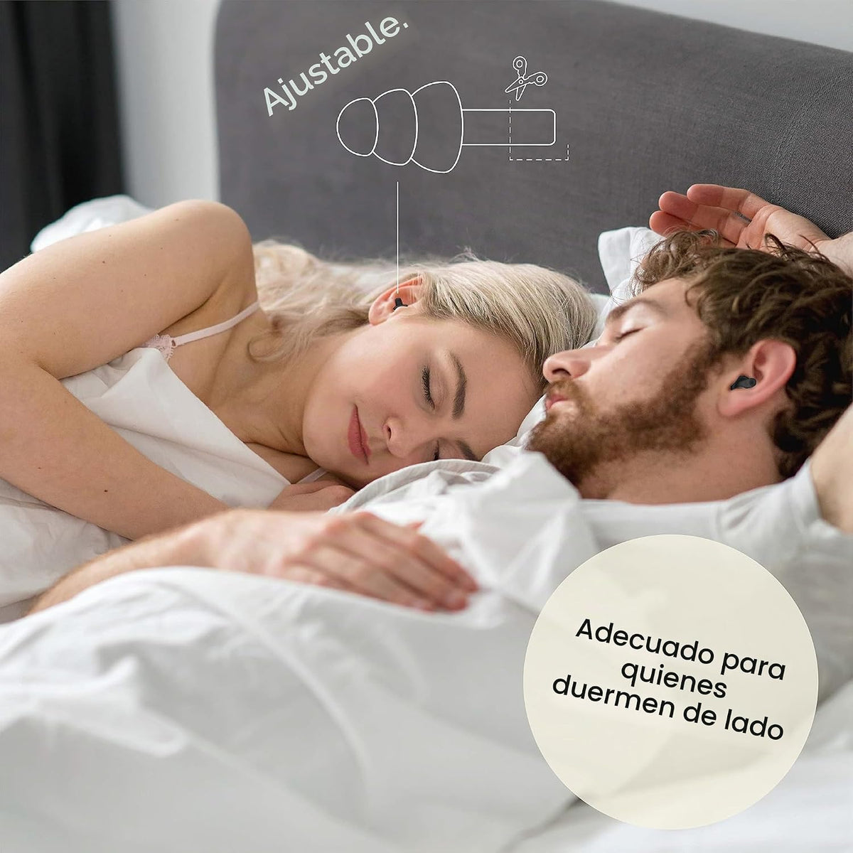 Anbow Tapones Suaves para los Oídos para Dormir Reducción de Ruido,...