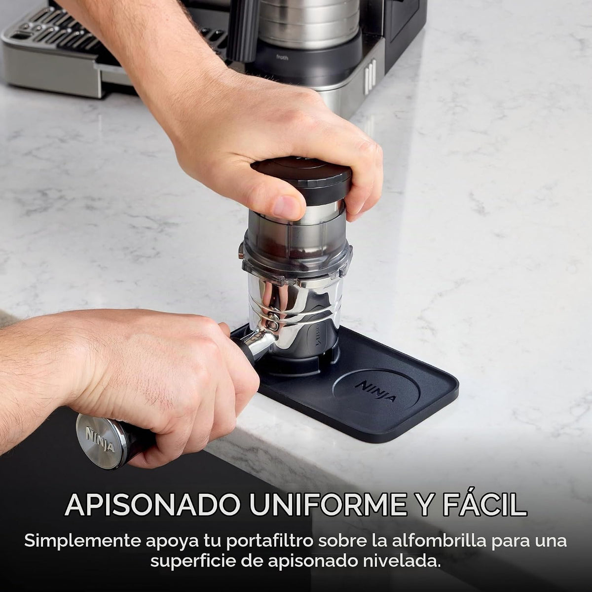 Ninja Luxe Café 865FK600 - Alfombrilla antideslizante compatible co...