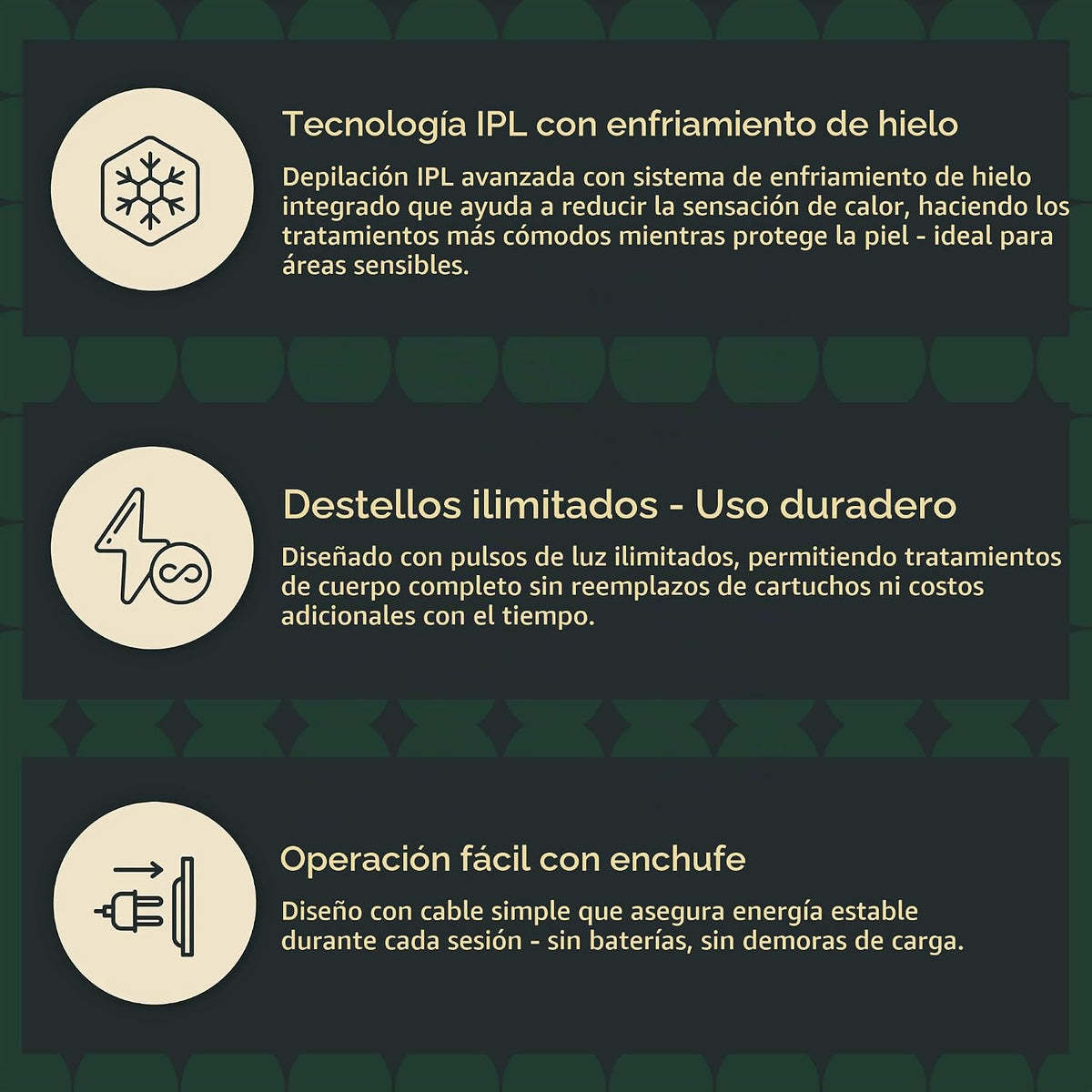 Depilación IPL para mujeres con refrigeración por hielo, 5 niveles...