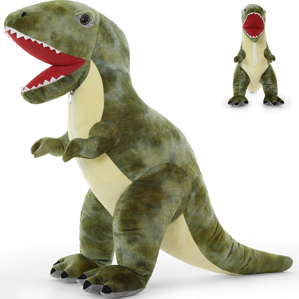 MorisMos Peluche de dinosaurio T-Rex gigante de 36 pulgadas, juguet...