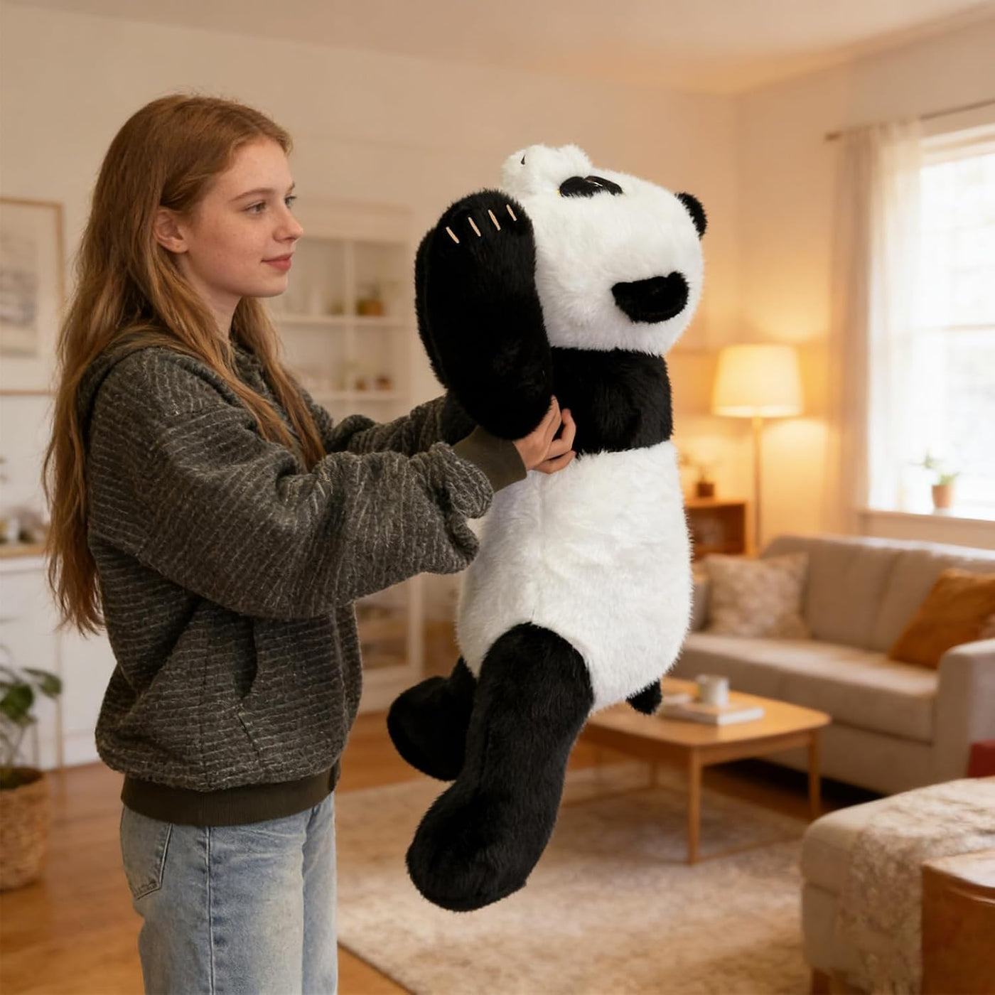ZBLX Oso Panda Gigante de Peluche, animal de peluche grande de 39 p...