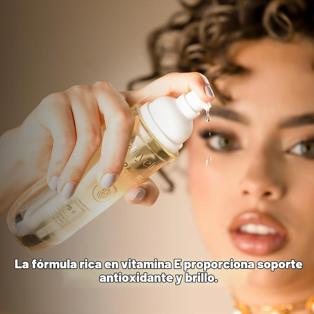ANYELUZ Aceite Facial y Corporal con vitamina E, Fórmula antiedad d...