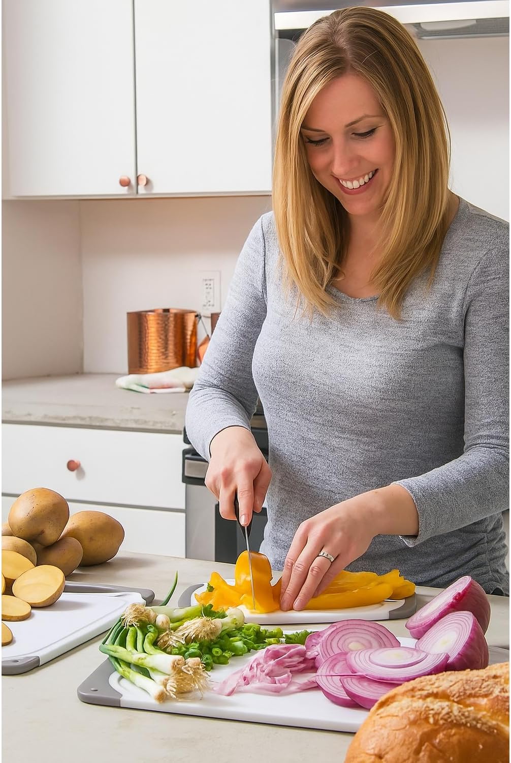 Tablas de cortar para cocina, tabla de cortar sin BPA, diferentes t...