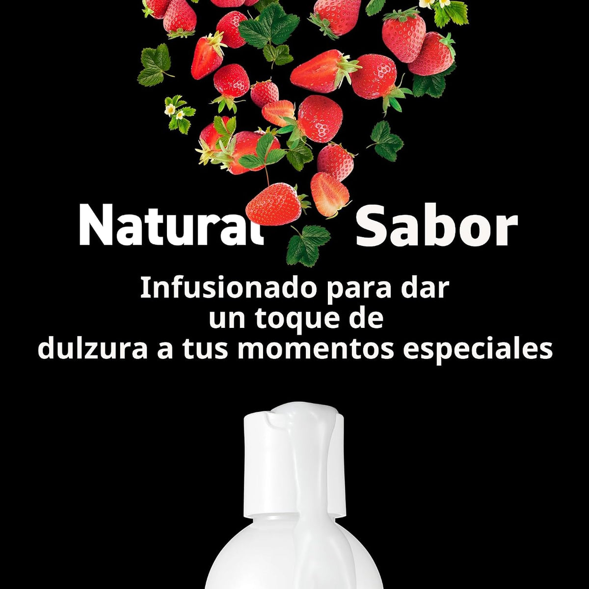 XESSO Lubricante cremoso a base de agua, sabor a fresa picante, 8.3...